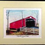 "Lily Mill Covered Bridge" - 11x14"