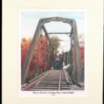"Ma & Pa #6 Crossing Deer Creek Bridge" - 11x14"