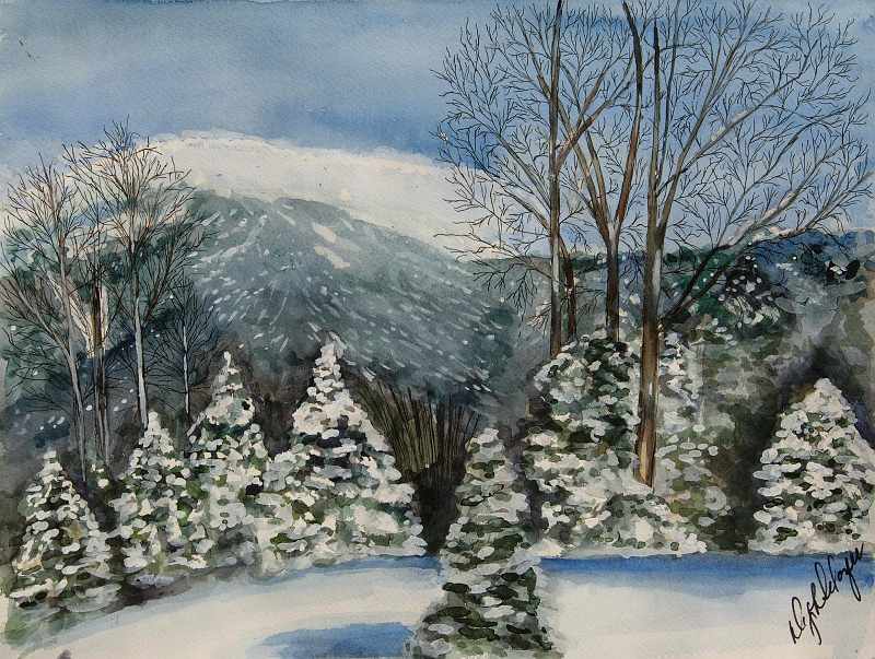 "Winter Mountains of New England"