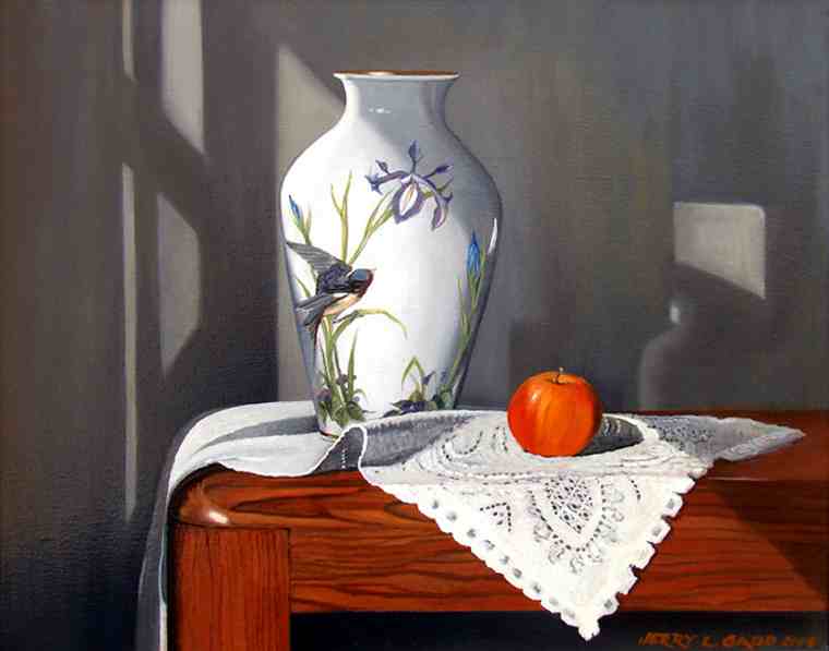 "Apple and Vase"