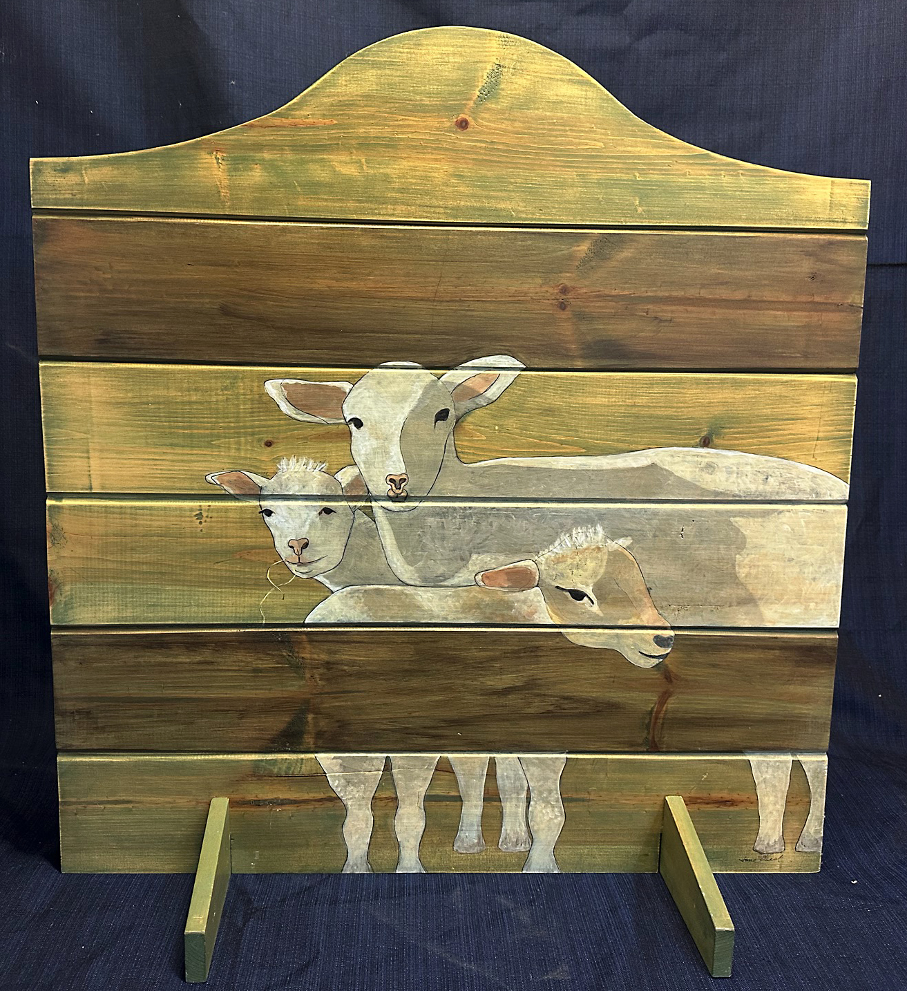 #2. Fireboard. Jane West. Acrylic on Wood (32" x 34")  $50 Suggested Minimum Bid