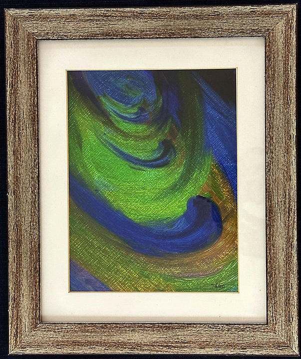 #9. Something of a Peacock. Doug West. Digital Art (13.5" x 16.5")   $40 Suggested Minimum Bid 